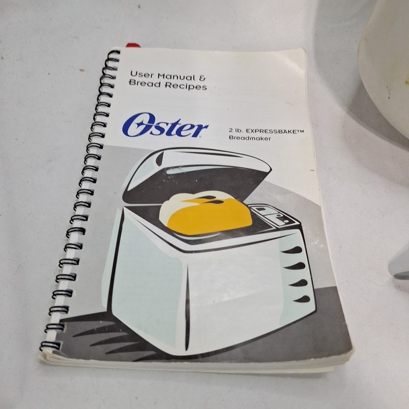 Breadmaker Pan Paddle & User Manual Oster Model 5834 2lb Expressbake Replacement gallery