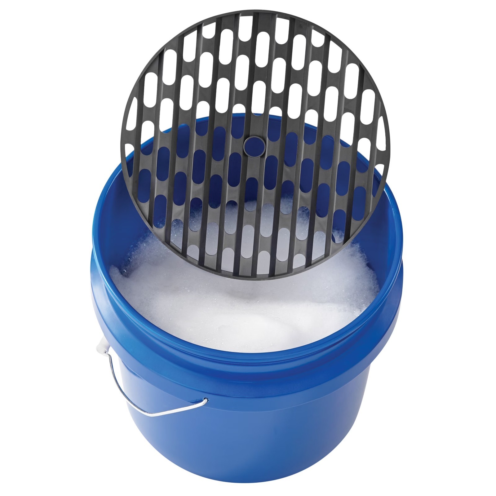 Auto Drive 4 Gallon Car Plastic, Wash Bucket with Grit Screen and Carry Handle gallery