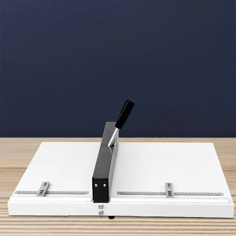 Manual Creasing Machine Cover Paper Gluing Machine Crimping Machine 220V gallery