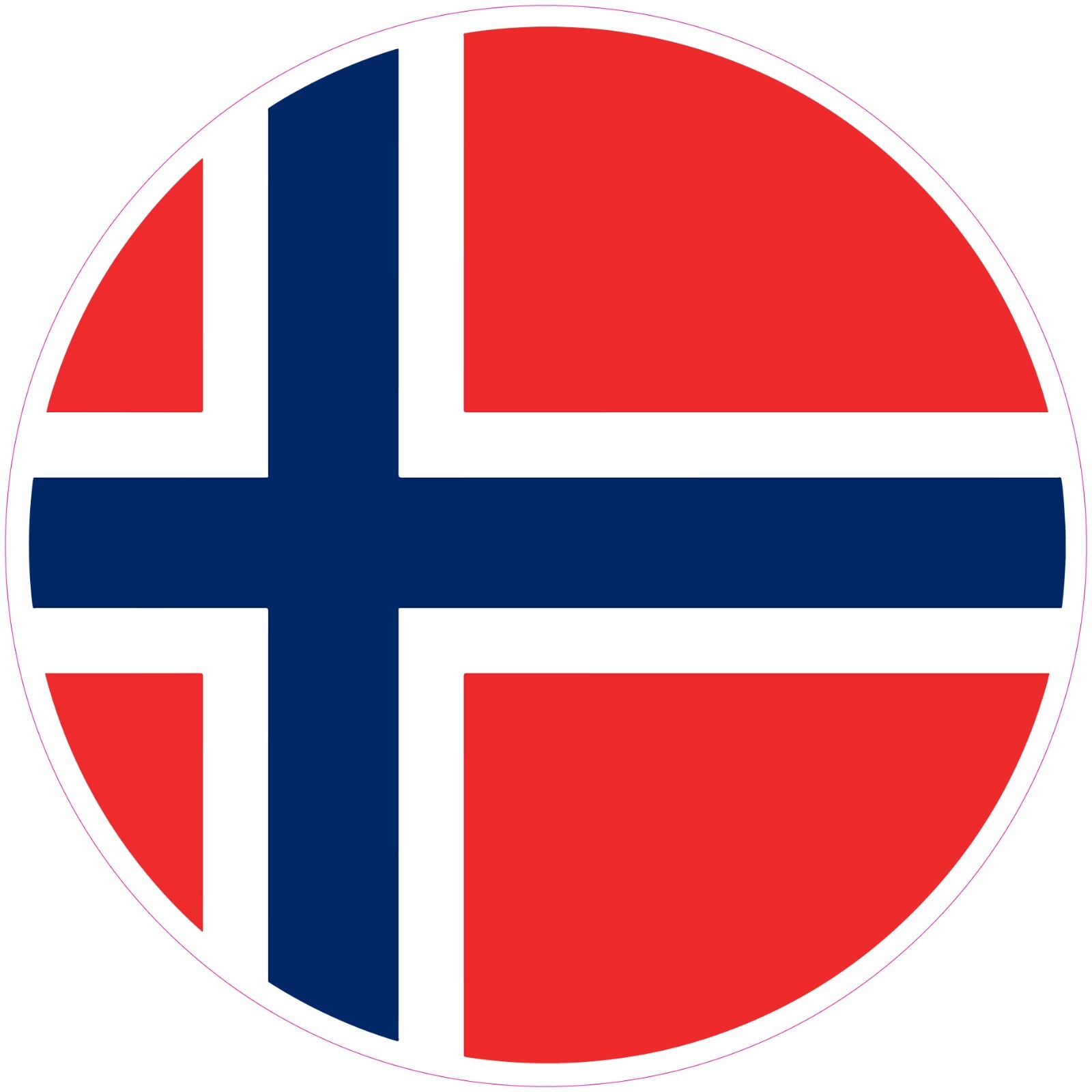 Norway Round Country Flag Vinyl Decal Sticker Car Truck Bumper Laptop Mug gallery