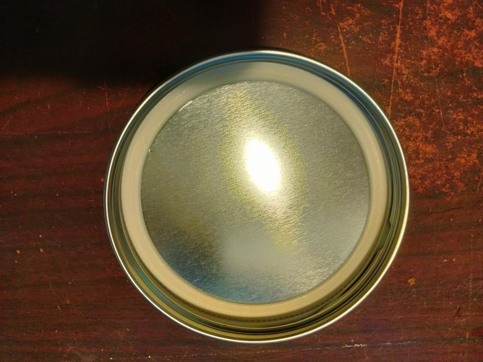 3 REPLACEMENT GOLD LIDS for Golden Harvest Square CANISTER Jars-LIDS ONLY gallery