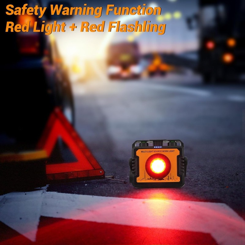 2X USB Rechargeable COB LED Work Light Lamp Floodlight Camping Emergency Torch gallery