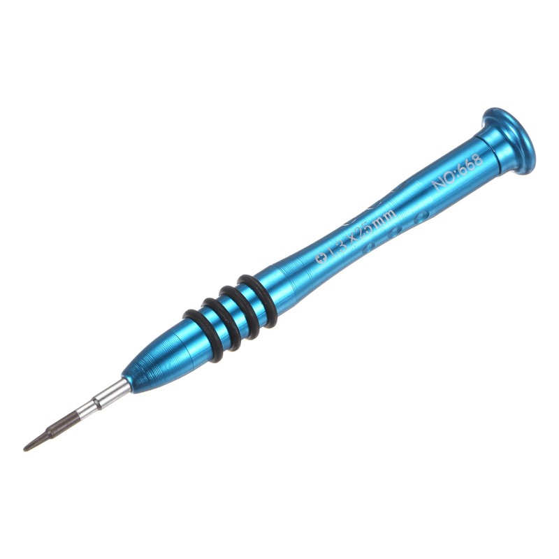 1.3mm Precision Magnetic Phillips Screwdriver with Aluminum Handle, Blue gallery