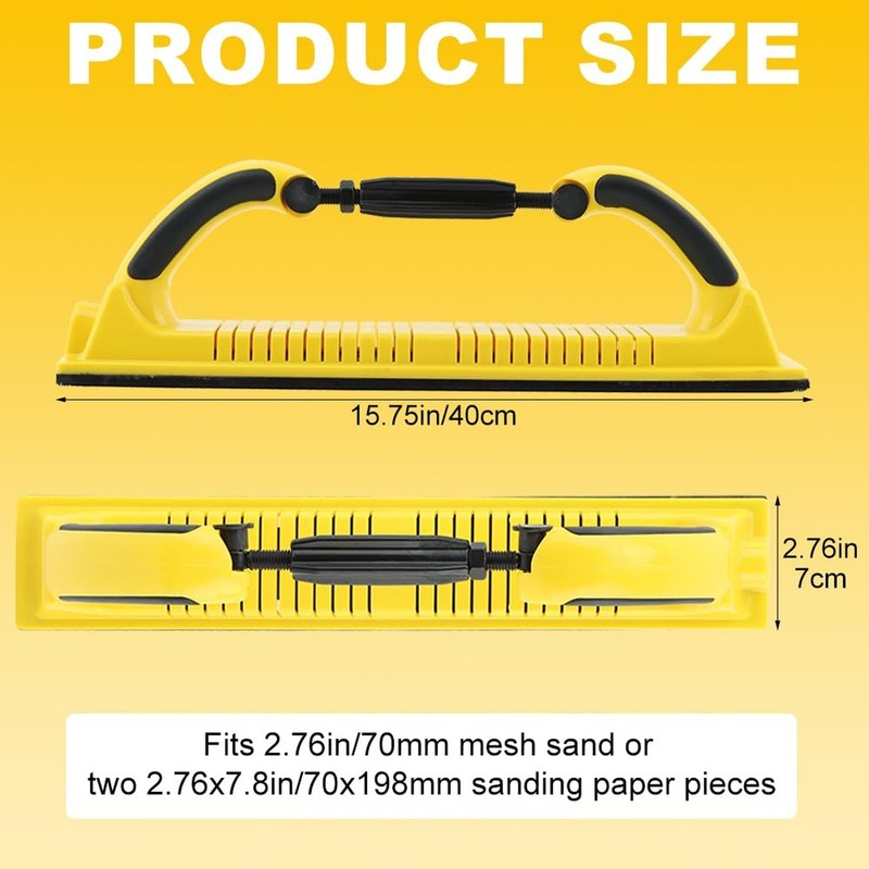 Adjustable Radius Flex Hand Sanding File Block, 2-3/4" x 15-3/4" Hook & Loop gallery