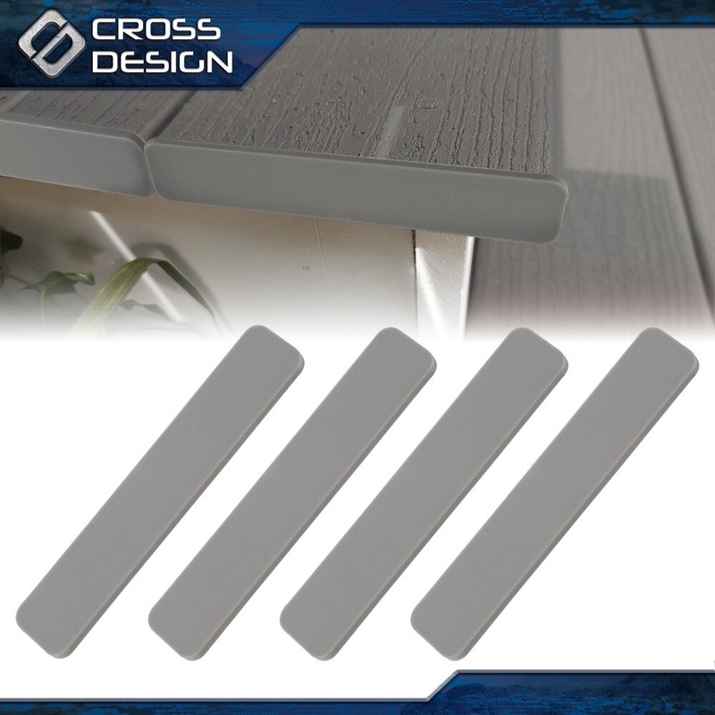 Gray Composite Decking boards End Cap Set (4 pcs in One Package) 5.5” gallery
