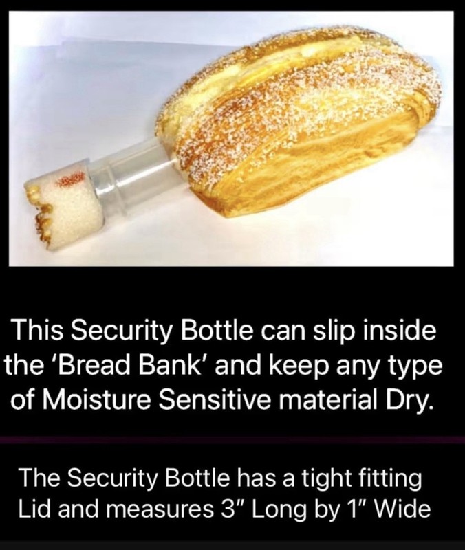 Bread Diversion Safe Security Stash Safe “squishy” (exclusive) with Bag & Bottle gallery