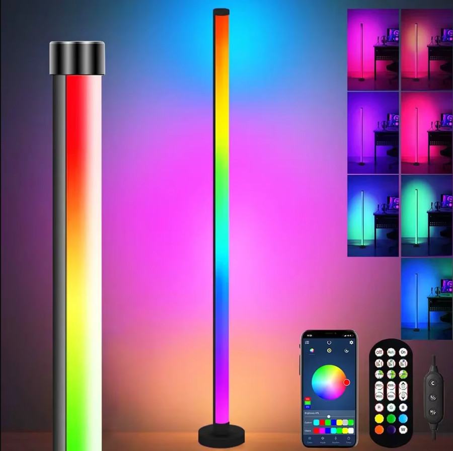 1500W Smart LED Floor Lamp RGB Remote & APP Control Music Sync Corner Lighting gallery