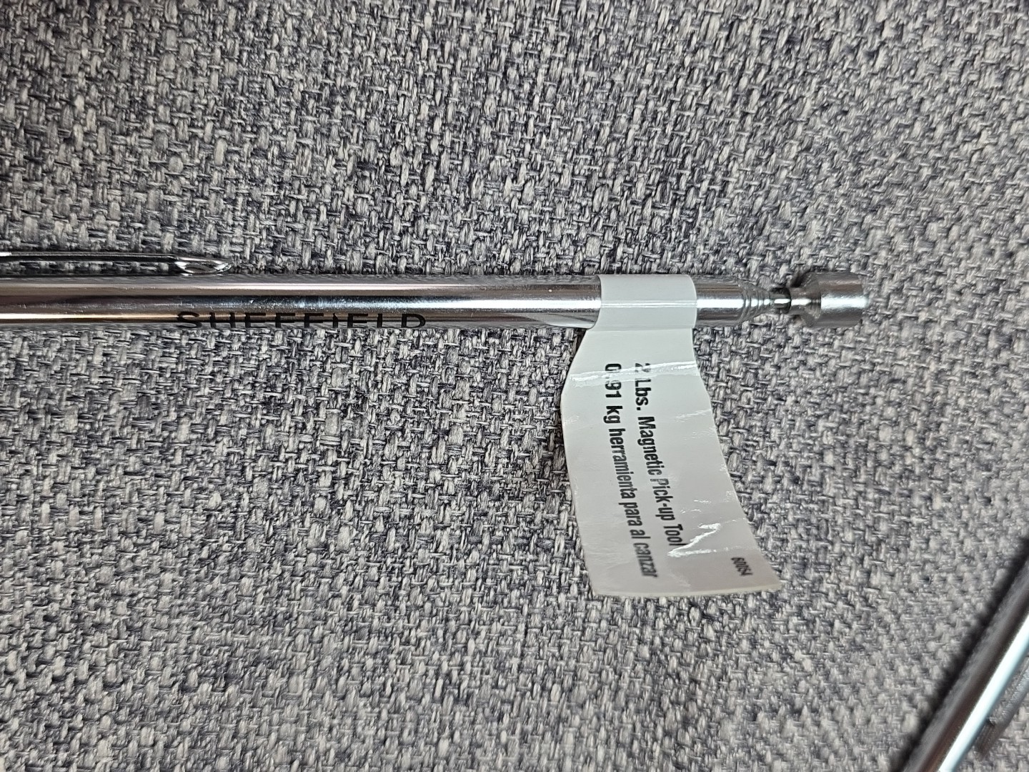 Sheffield 2 PC Magnetic Telescoping Pick-Up Tool Pocket Clip 2 Lb Sliver gallery