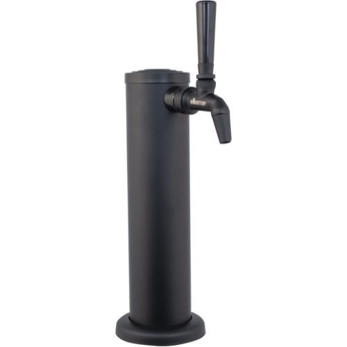 KOMOS® Matte Black Single Draft Tower With NukaTap Faucets w/ Duotight Fittings gallery