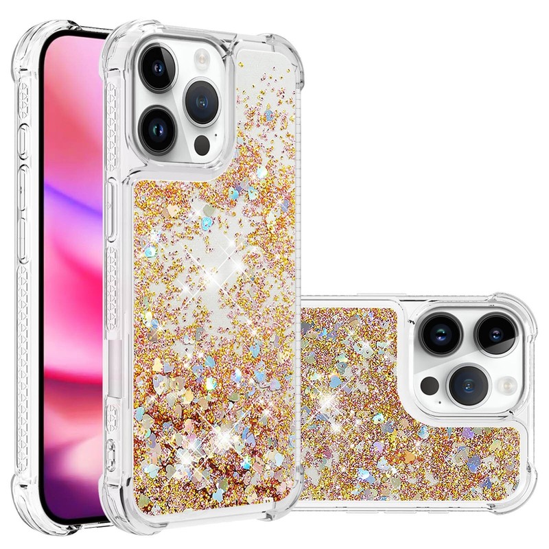 For iPhone 16 Pro Max 14 Plus 11 XR Luxury Liquid Glitter Dustproof Phone Case gallery