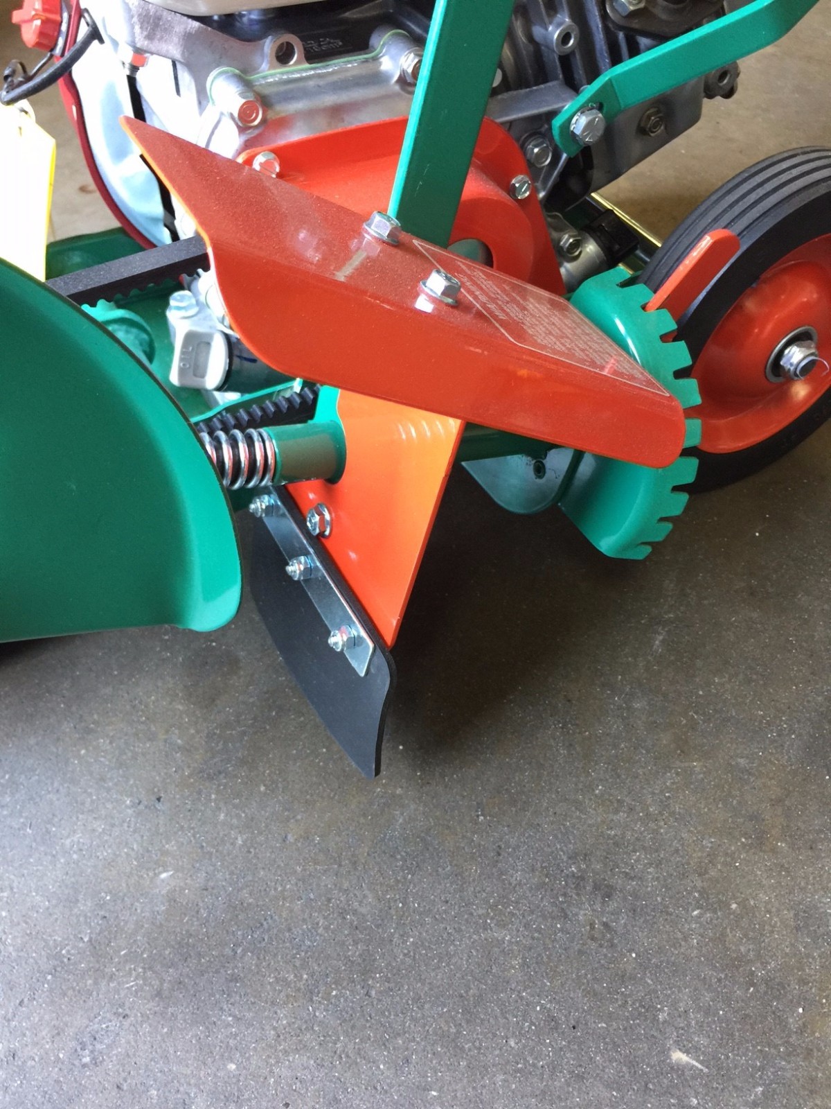 Power-Trim Edger Dirt Deflector Complete Genuine Part#: 355 Made in U.S.A. gallery