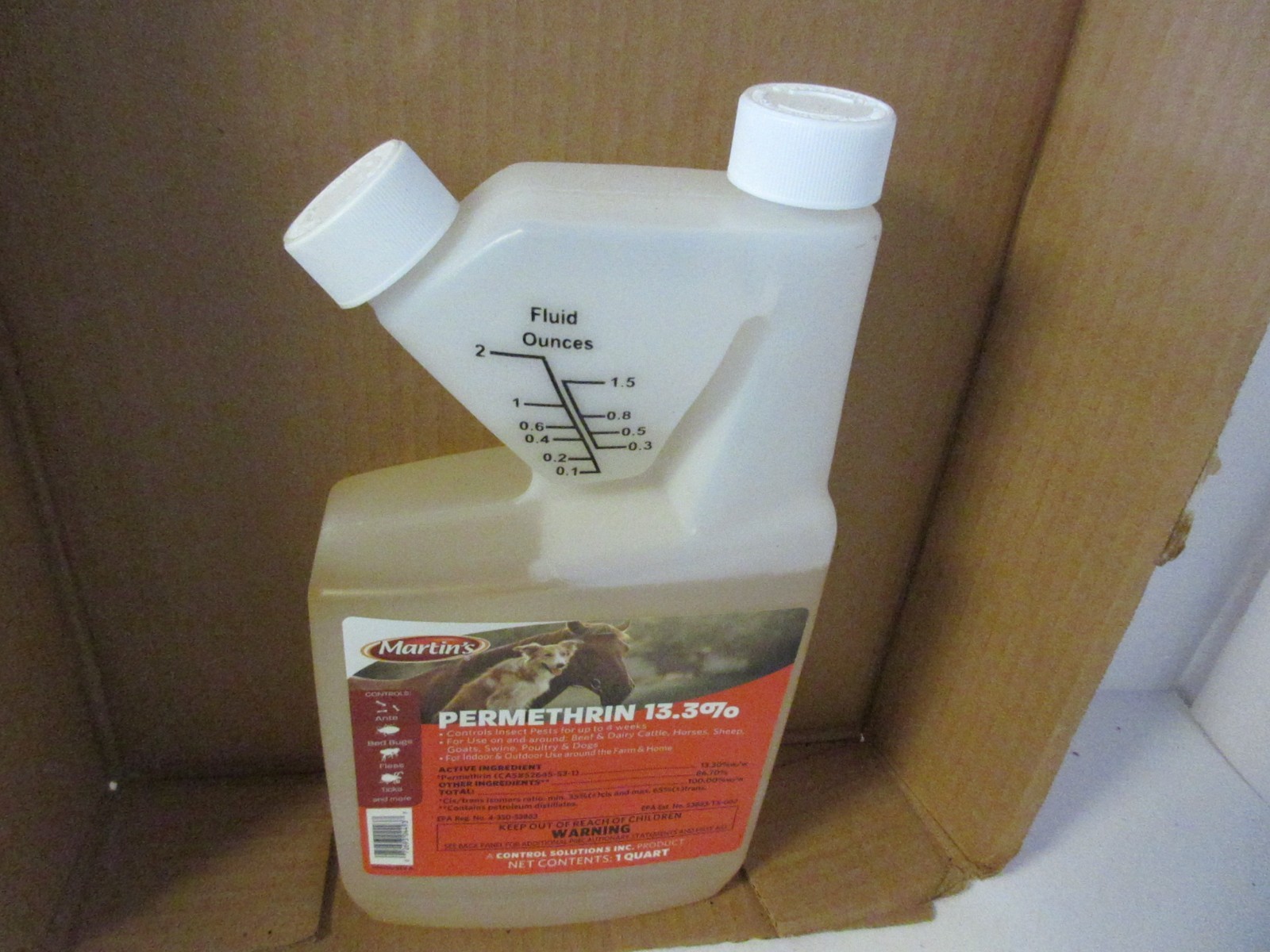 Martin's Permethrin 13.3% Multi-Purpose Insecticide 32 oz by Control Solutions gallery