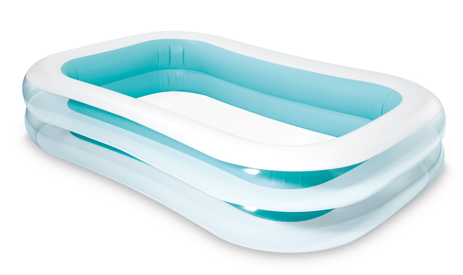 Intex Swim Center Family Inflatable Pool 103inch X 69inch X 22inch for Ages 6 an gallery