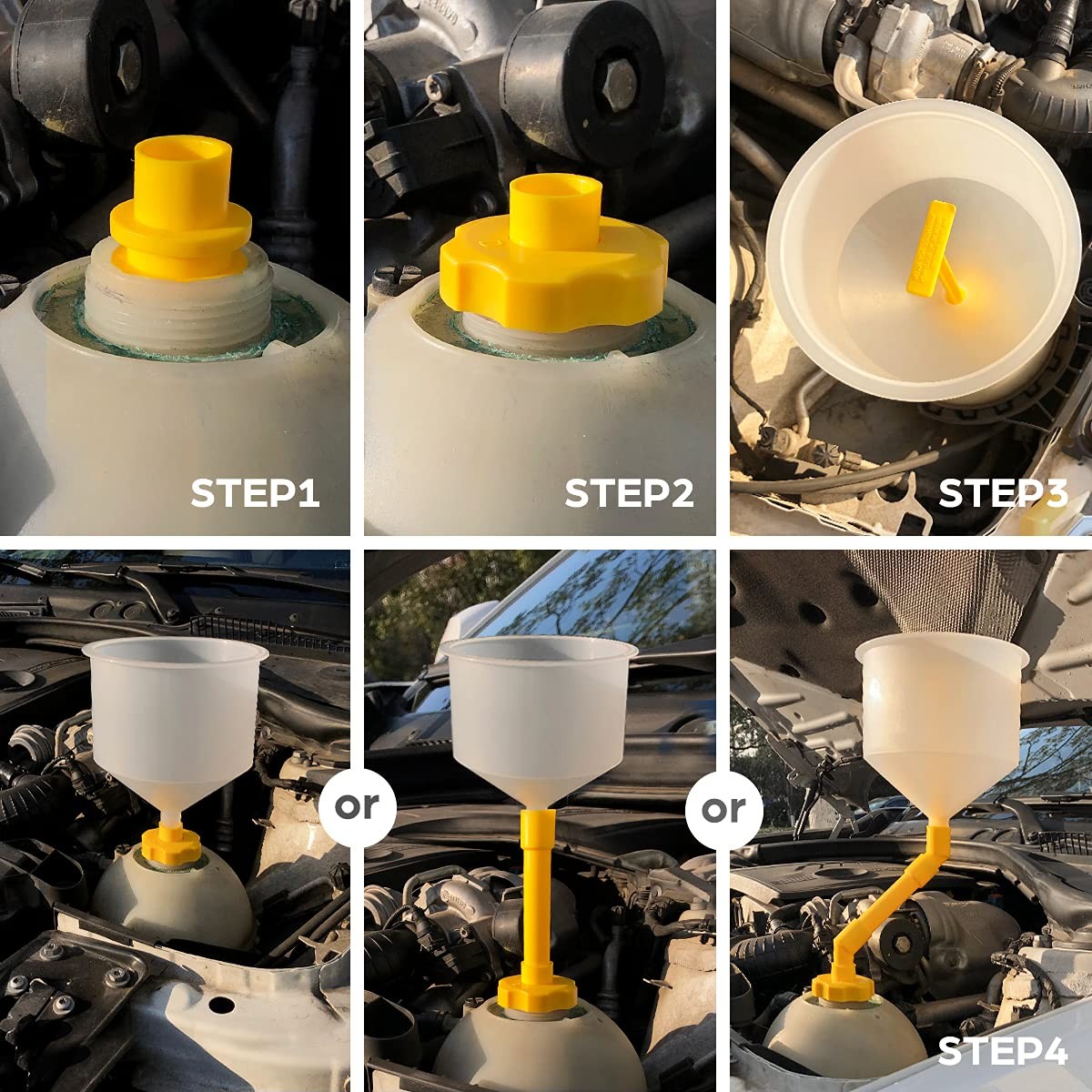No Spill Coolant Funnel Kit, Spill Free Radiator Coolant Filling Funnel, Spill P gallery