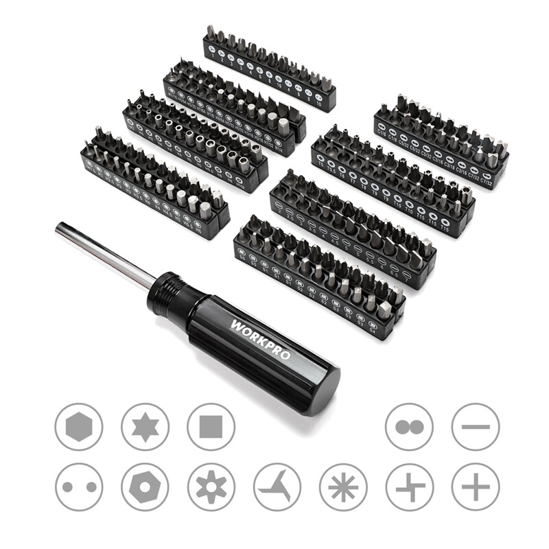 WORKPRO 450PC/408PC Mechanics Tool Set Socket Wrench Ratchet Heavy Duty Case Box gallery