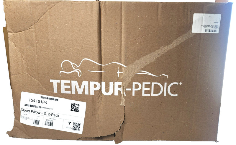 Tempur Pedic TEMPUR Cloud Pillow Standard White 2 Pack Memory Foam New in Box gallery