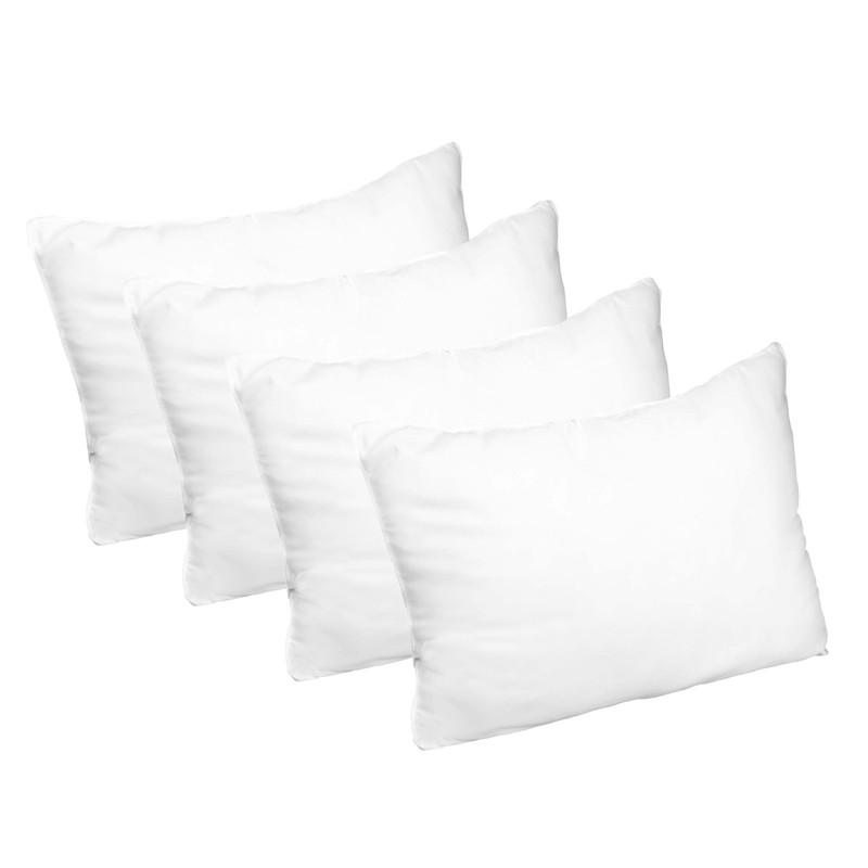 Superior Down Alternative Pillow Set Soft Microfiber Shell Medium Weight For gallery