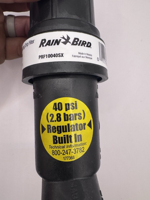 Rain Bird 1” 40Psi Drip Filter Prf10040Sx gallery