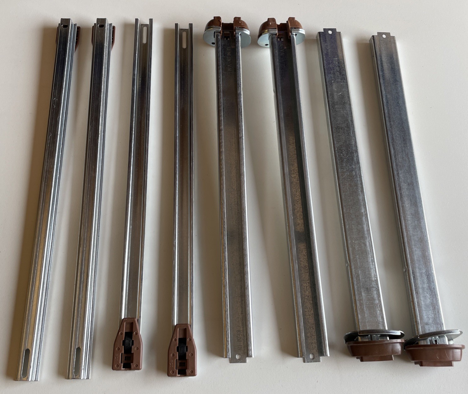 Kenlin Rite-Trak II Rails Assy Drawer Slides Center 4 Sets 16” gallery