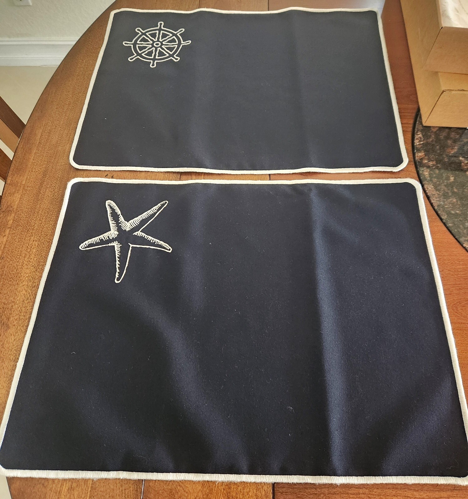 High Quality Designer Nautical Placemats - Set of 4 for the Boat or Home! NWT gallery