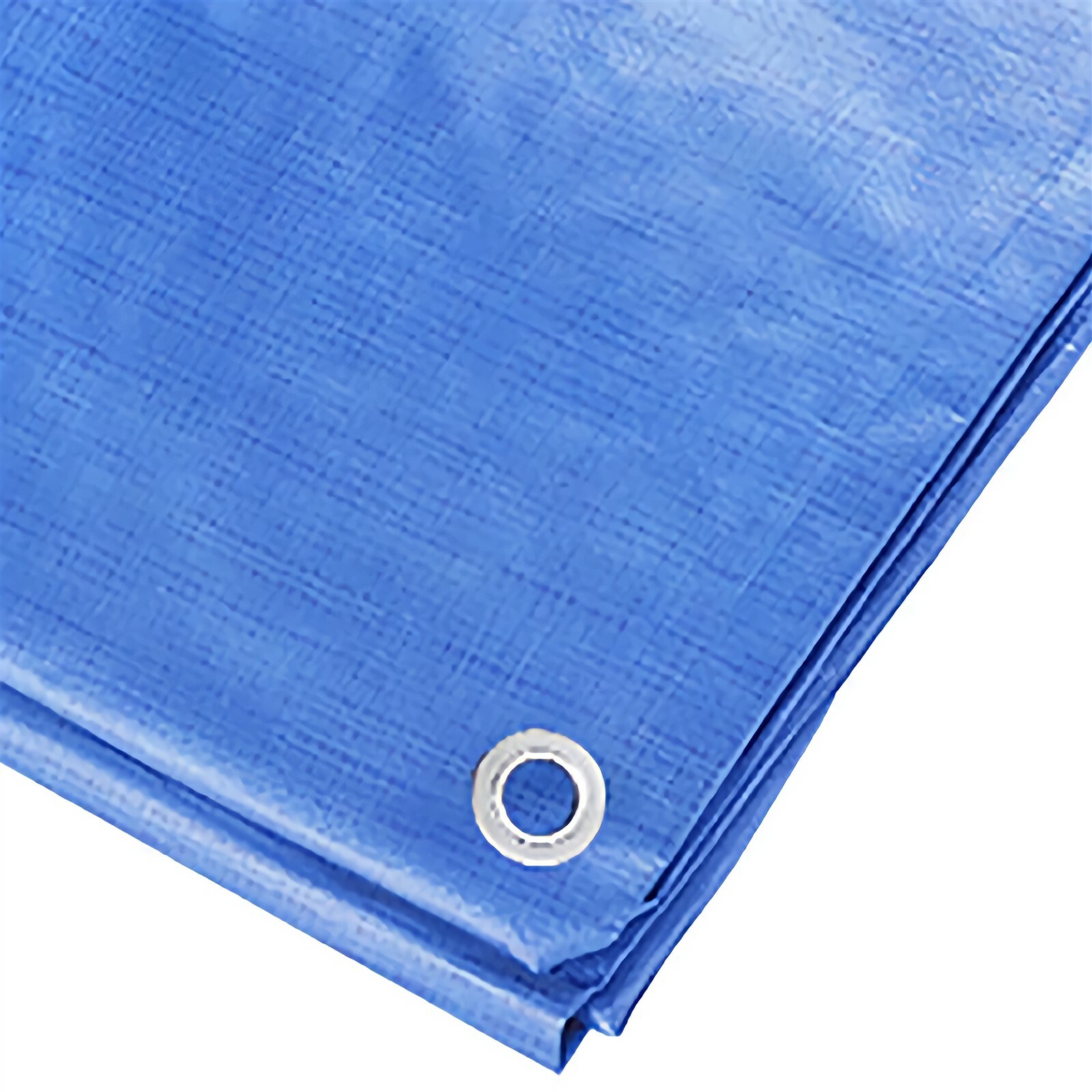 Waterproof All Weather (Blue )Tarp Dual Sided Laminate Tear Resistant Tarp Blue gallery