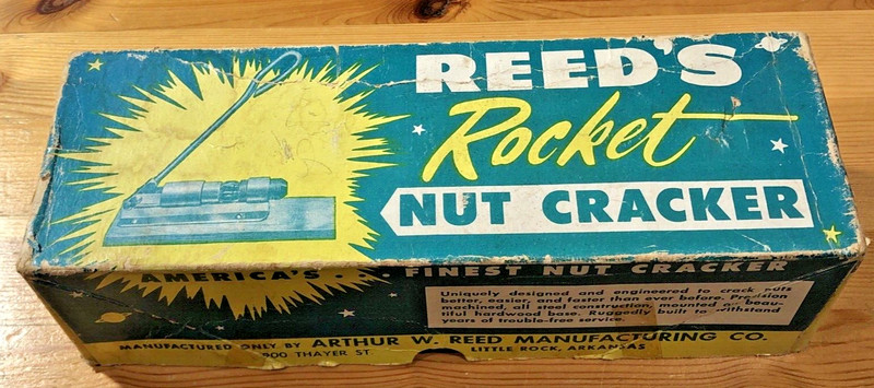 Vintage Reed's Rocket Nut Cracker Model R-300 in original box gallery
