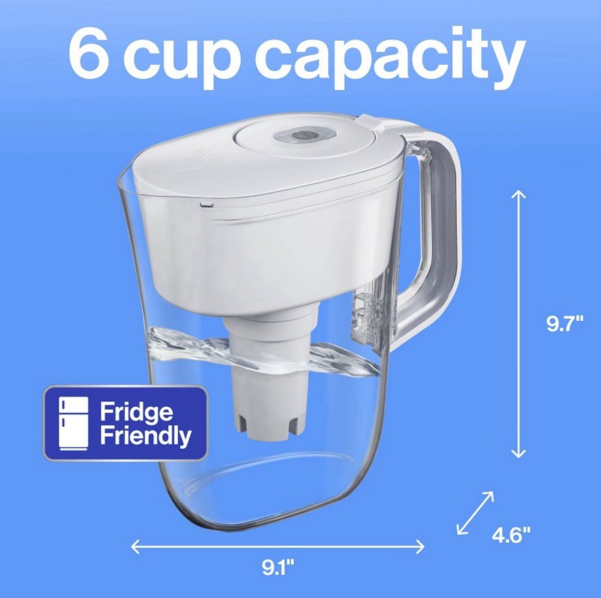 Brita Metro Water Filter Pitcher 6 Cup Capacity BPA-Free Includes 1 Brita Filter gallery