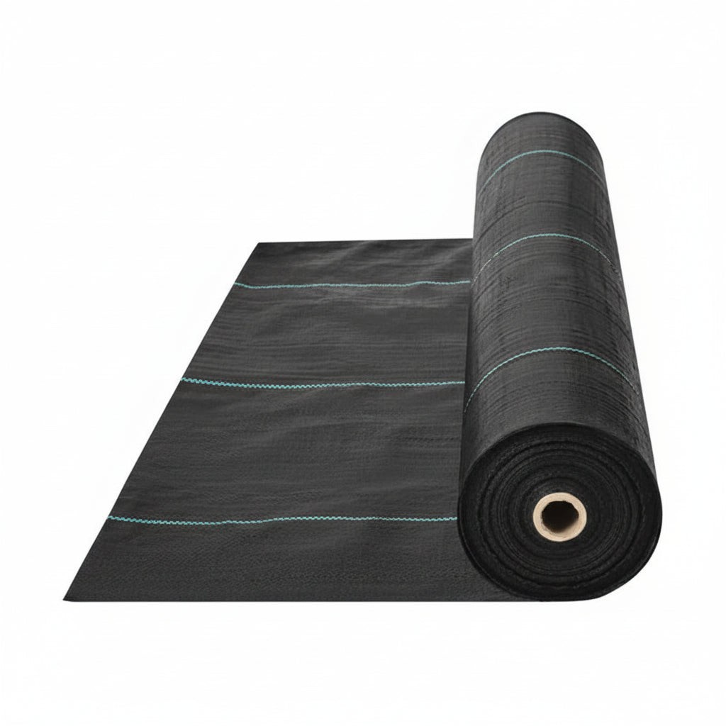 VEVOR 6x300 ft Woven Polypropylene Weed Barrier Fabric New gallery