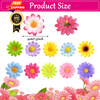 Auswalar 100 PCS Artificial Sunflowers,4cm Gerbera Small, Red gallery