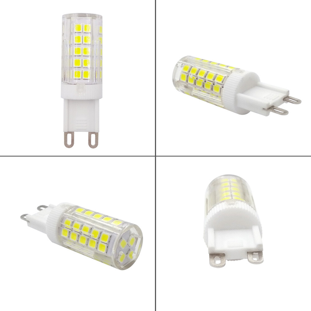 5pcs G9 LED Light Bulb 64-2835SMD Lamp Ceramics Lights 5W 110V 120V White/Warm H gallery