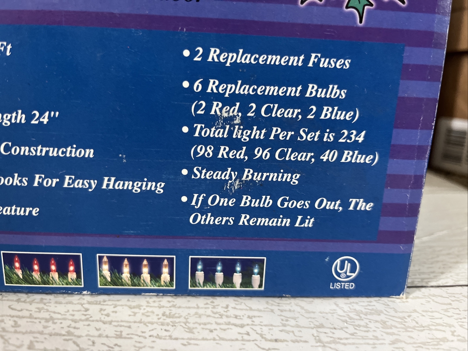 American Flag Light Set 4 x 6 Ft Fourth of July Indoor / Outdoor Sterling New gallery