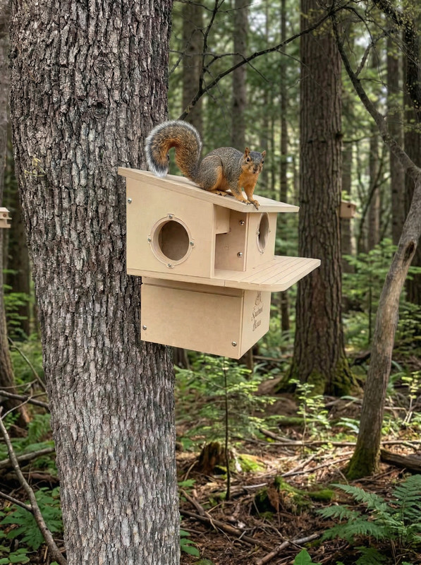 Squirrel Nesting Box gallery