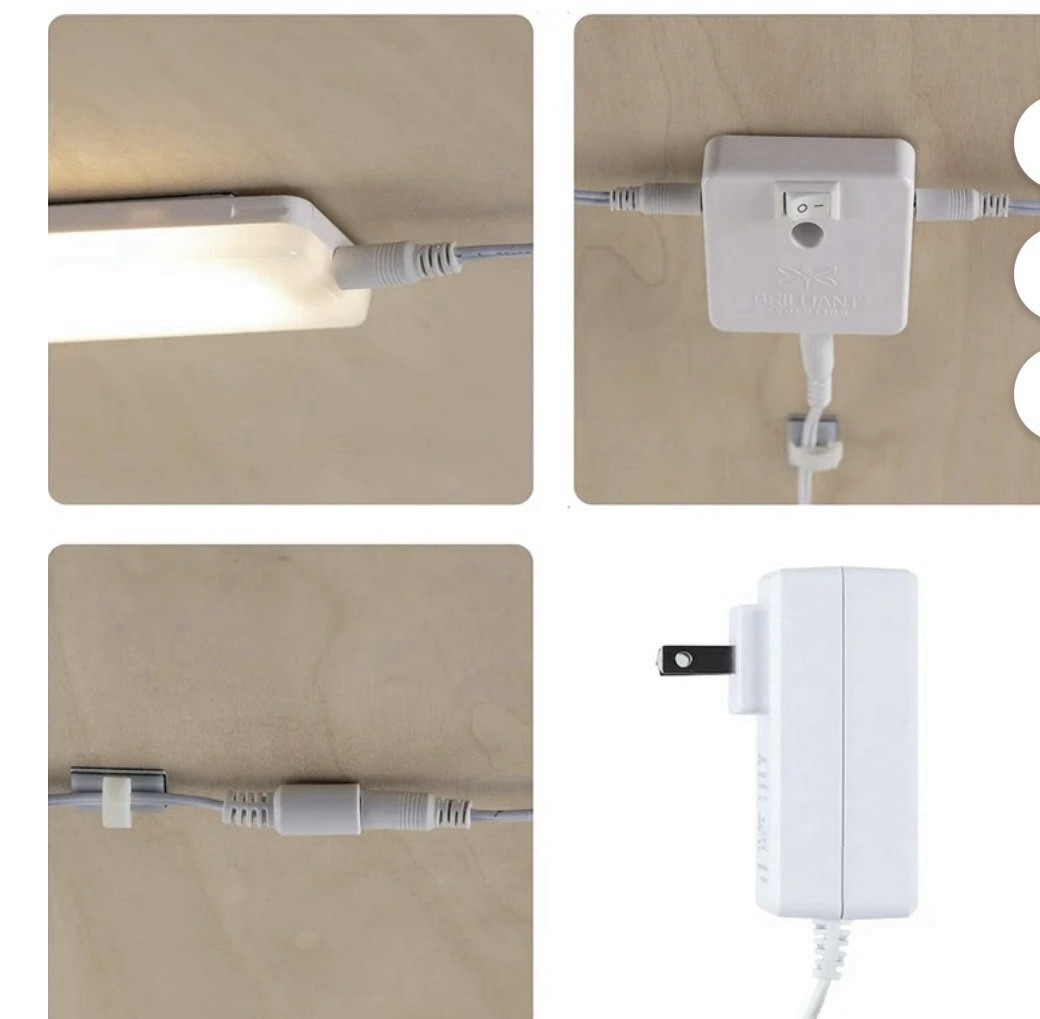 Wired 12 Inch LED Under Cabinet Light Kit With 5 Bars And Remote Control gallery