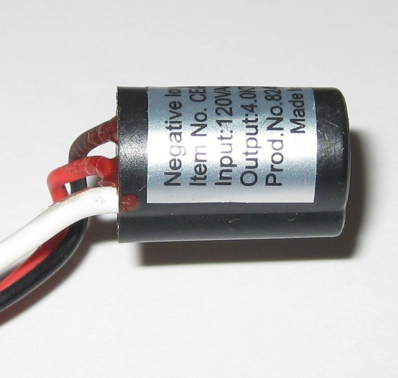 Small Negative Ion Generator - 120 VAC - 4 kV Output - Produces 3 Million Ions gallery