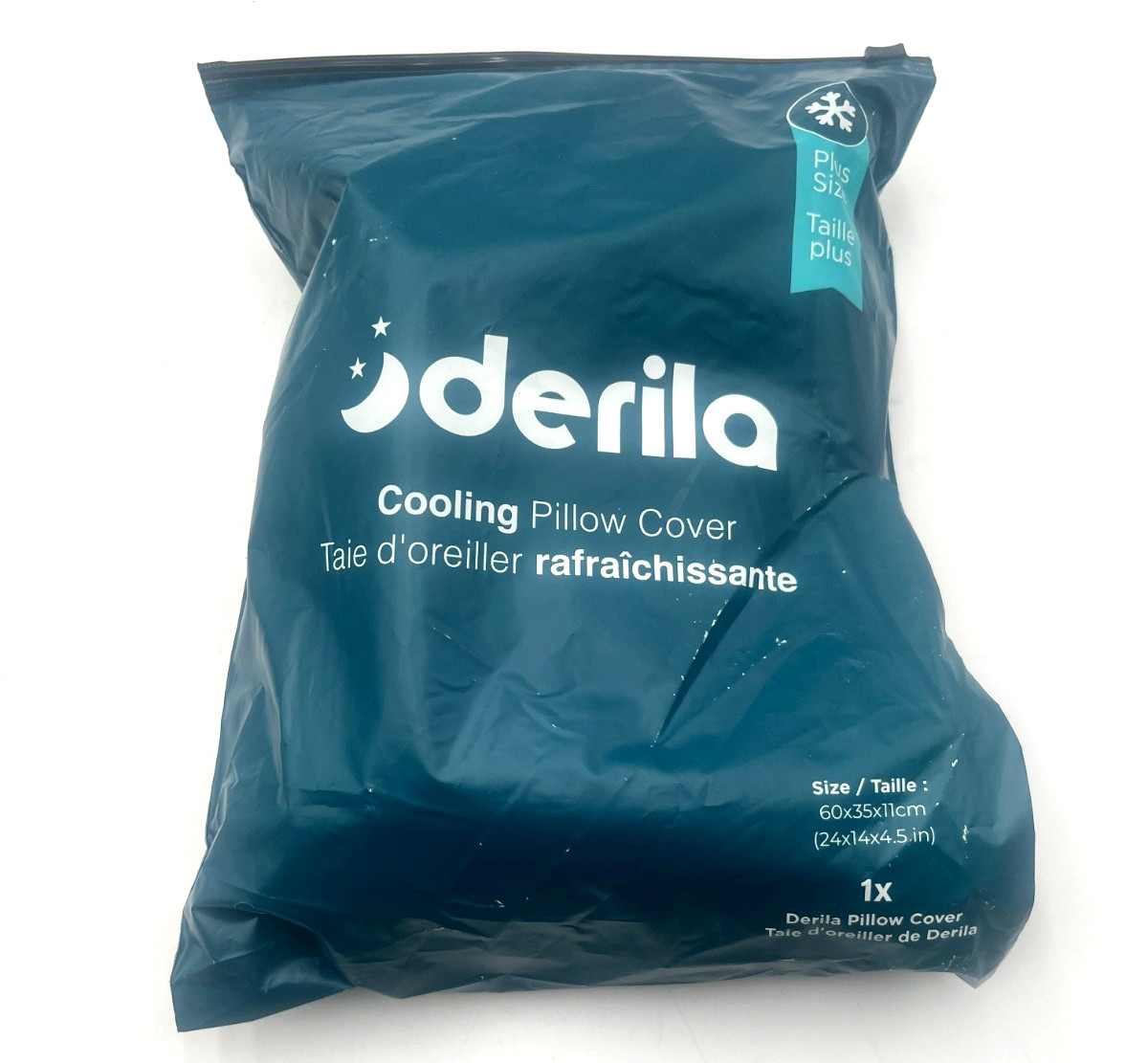 Derila PlusSize Memory Foam Countour Pillow /Plus Size 24x14x4.5 " & pillow case gallery