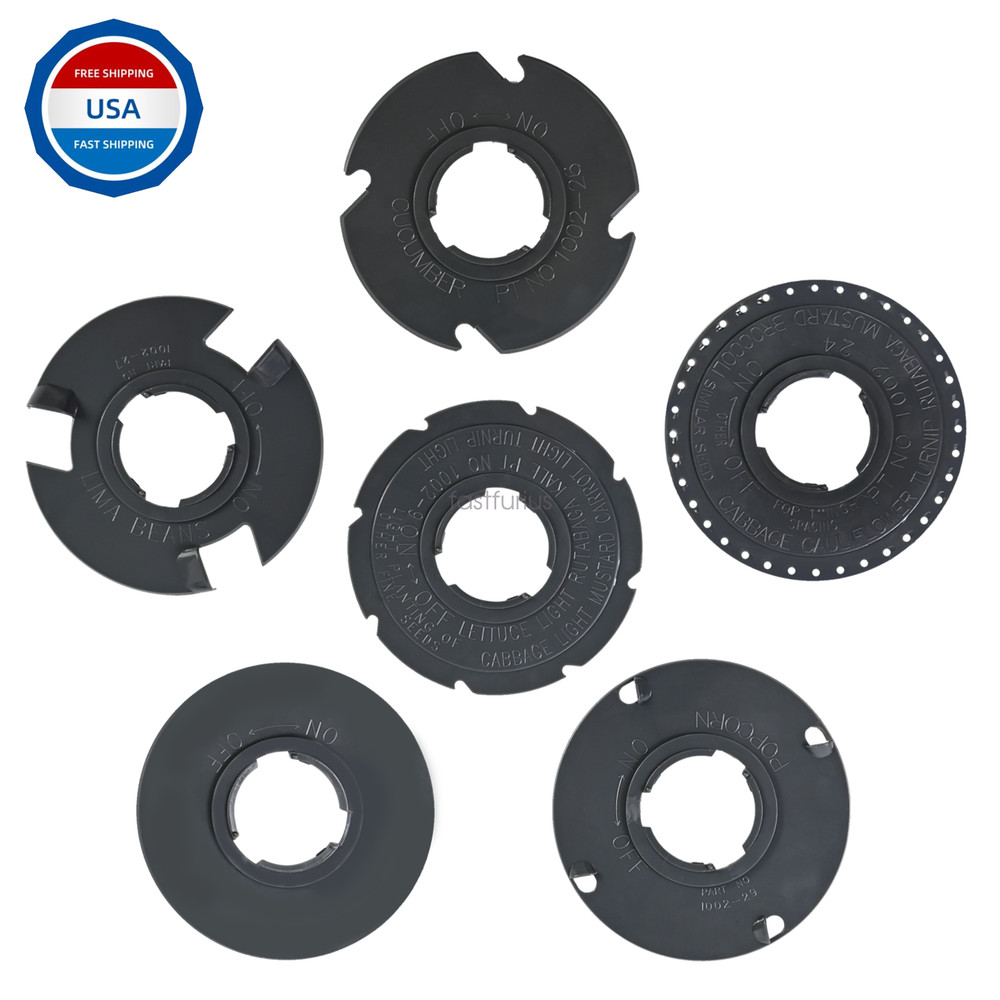 60010 Optional Seed Plate Set Compatible with EarthWay Garden Seeder 1001-B