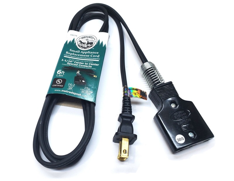 Power Cord Replacement Farberware Open Hearth Broiler Rotisserie 455N 450 441 + gallery