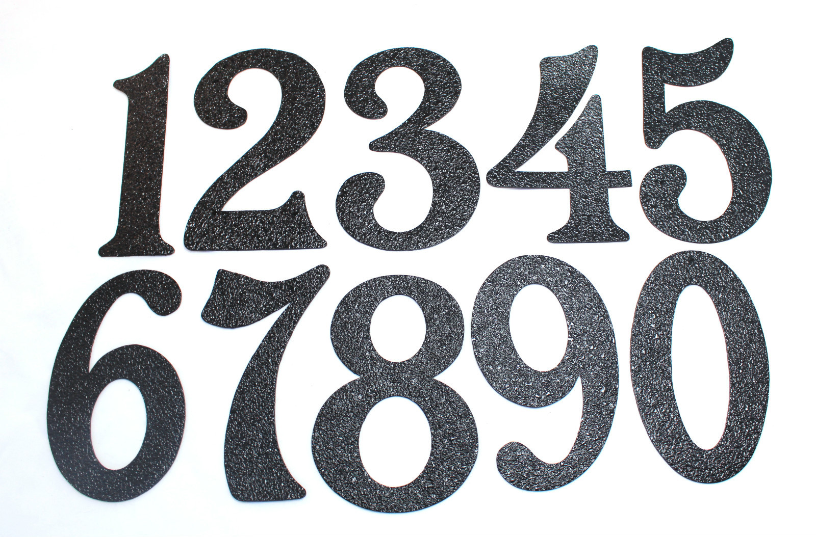 House Numbers - Black Embossed Magnetic - Great for Garage Doors gallery