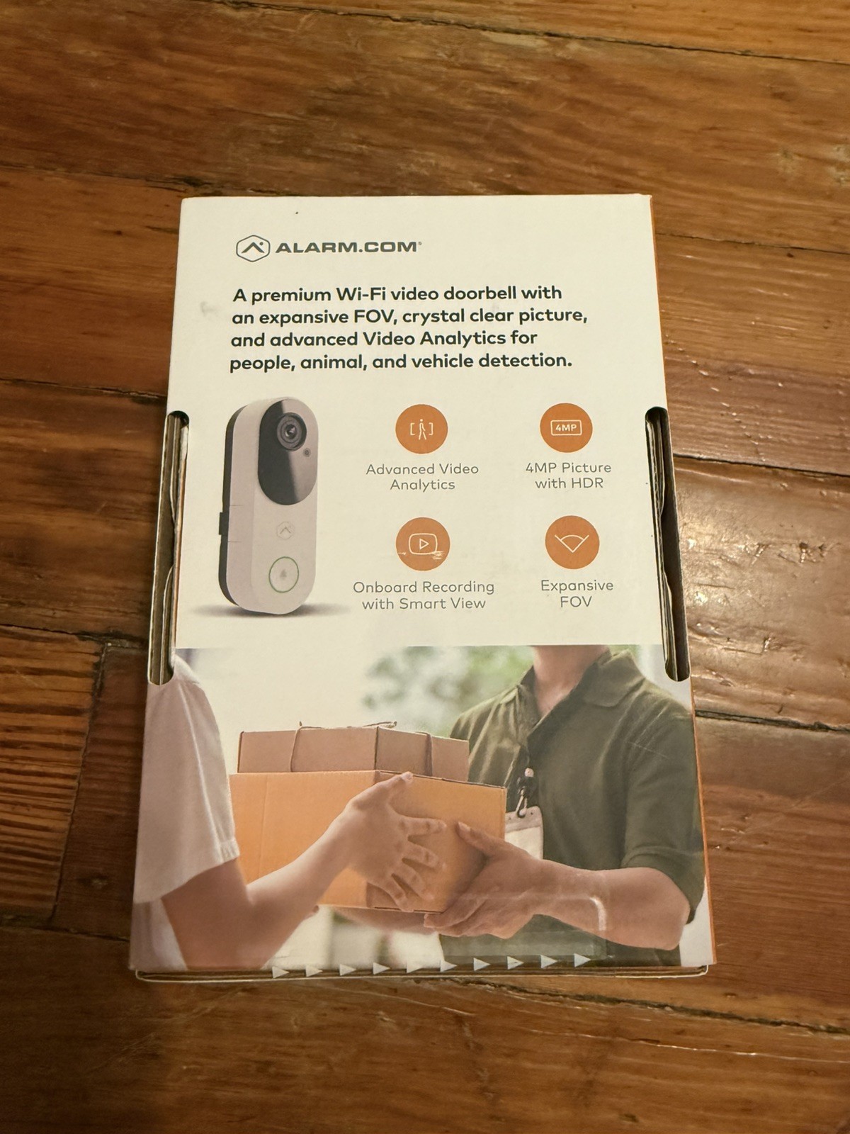 Alarm.com ADC-VDB775-BZ 4MP Next Gen Video Doorbell ,IP65, gallery