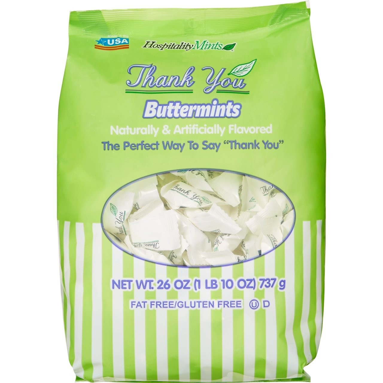 Hospitality Mints Thank You Buttermints Cool Candies Flavorful 26 oz Bag 1-pck gallery