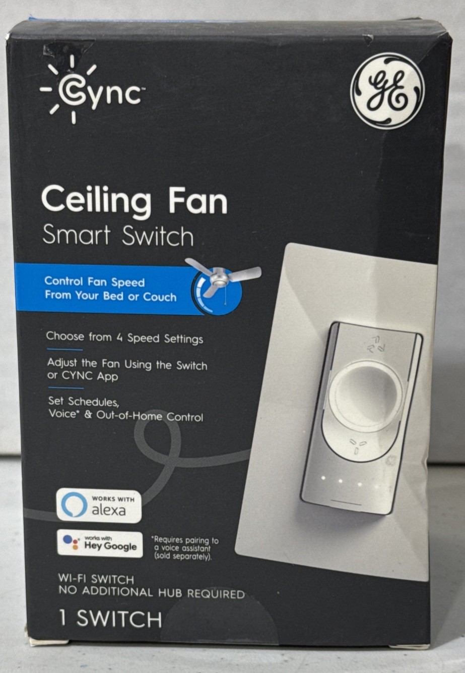 GE Cync Ceiling Fan Smart Switch, Wi-Fi Switch ~ No Add'l Hub Required gallery