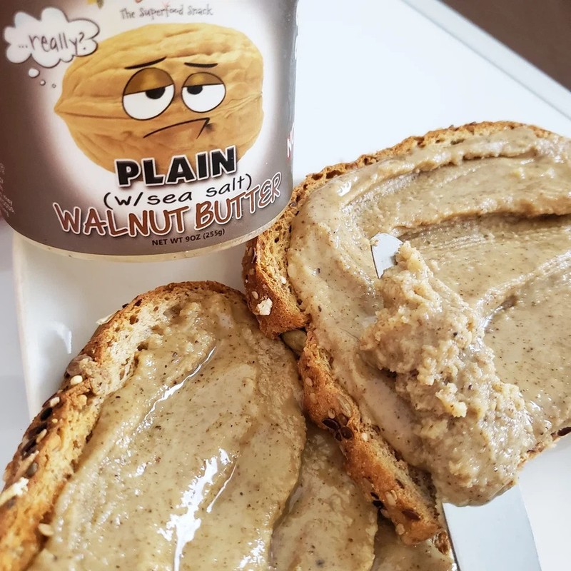 Crazy Go Nuts | Plain Walnut Butter | W Sea Salt | 255g | Fast Free Shipping gallery