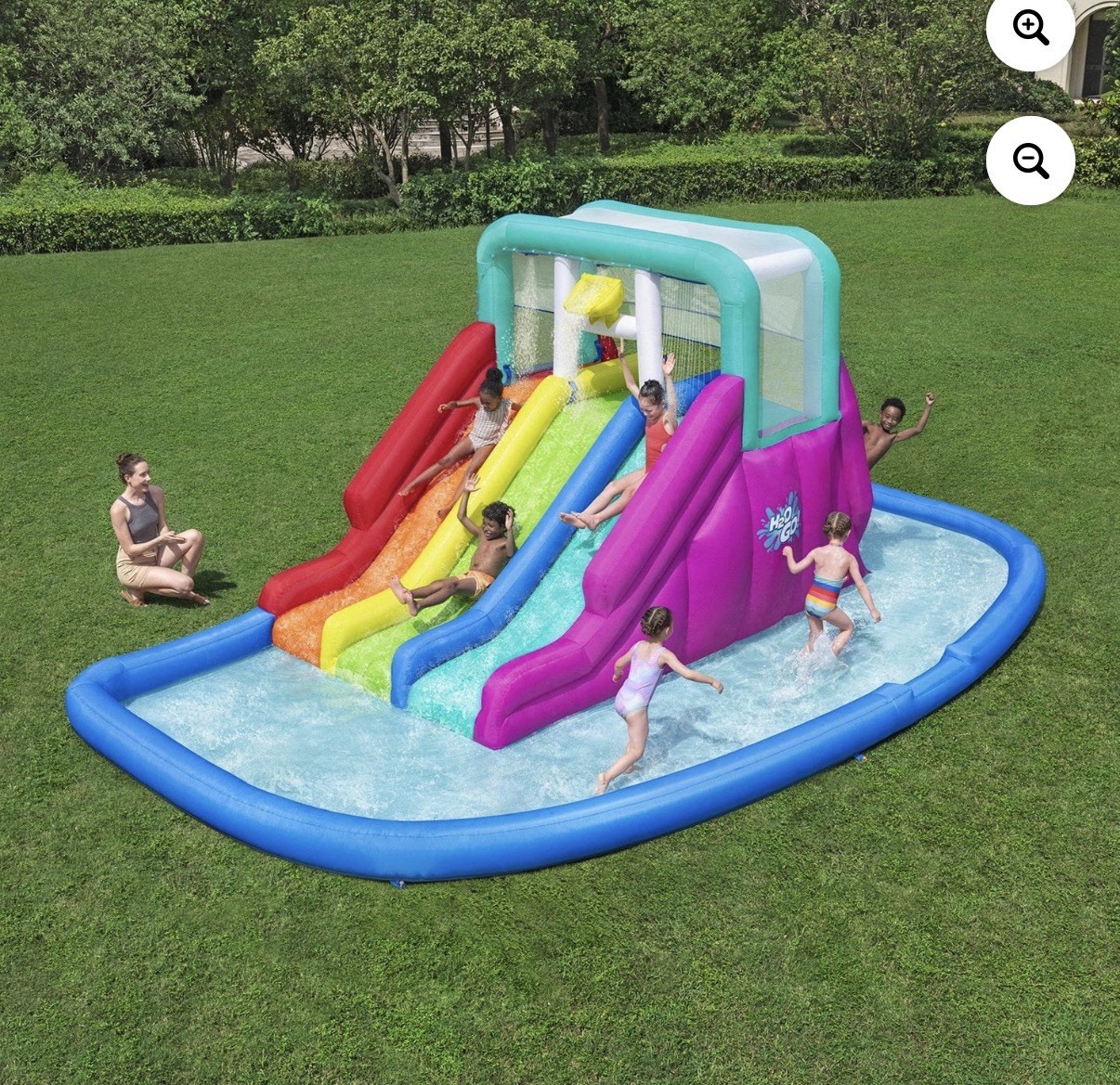 H2OGO! Triple Splash 8'9" Inflatable Water Park gallery
