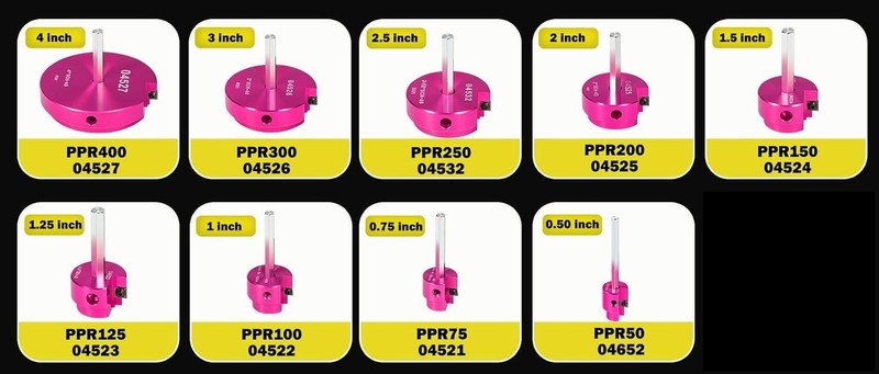 9 SIZES PVC Pipe Reamers PVC Fitting Plastic ABS Socket Saver for 1/2" Drills gallery