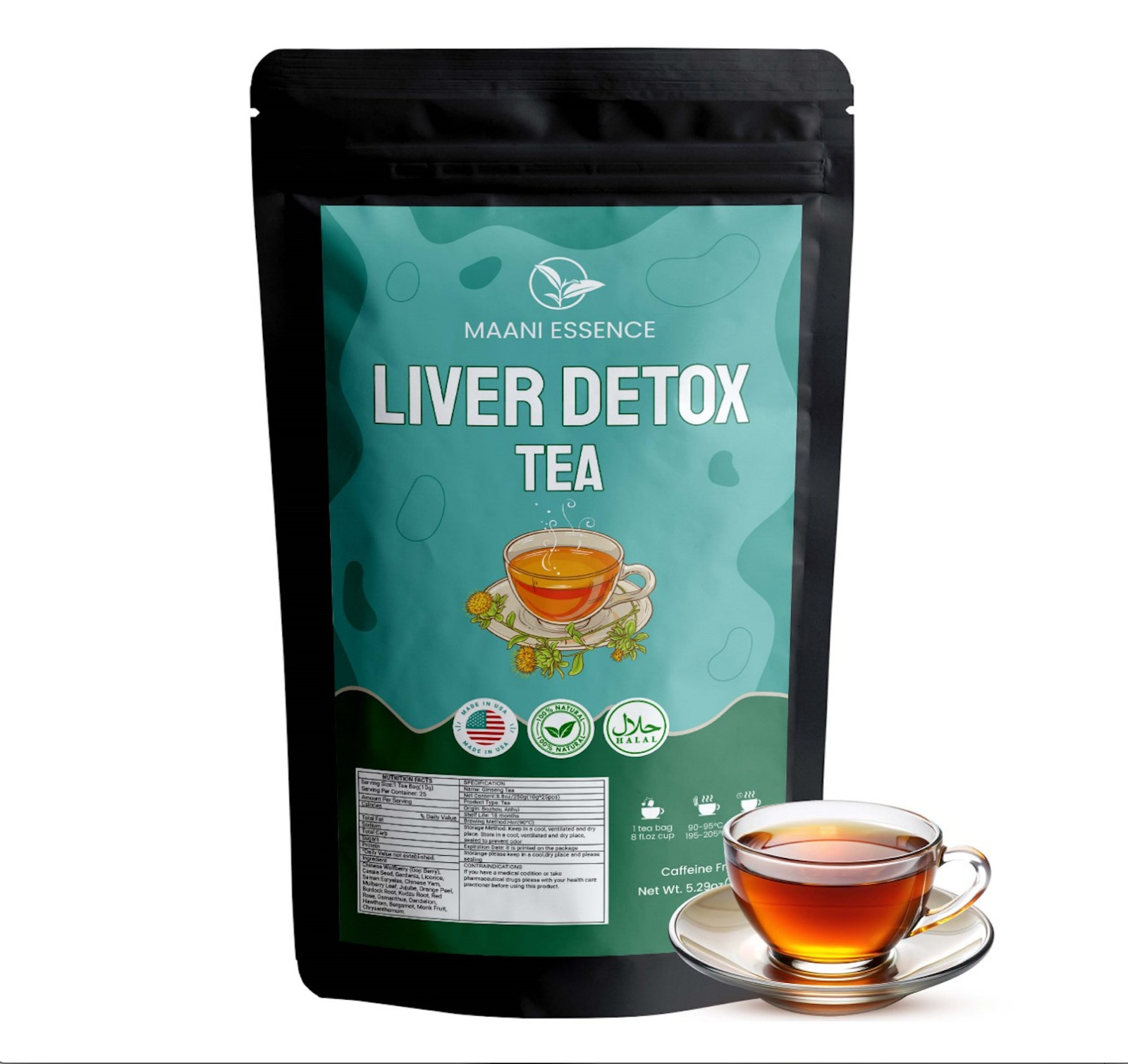 Liver Detox Tea Liver Cleanse Tea for Liver Support 18 Flavors Chrysanthemum tea gallery