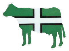 Devon Flag External Car Window Stickers – 6 Different – Made & Sold in Devon
