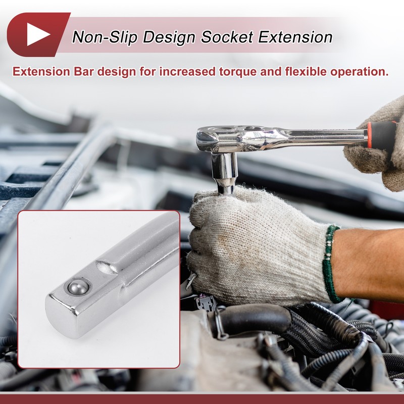 1/2 Inch Drive Impact Socket Extension Bar Extension Socket Tool 260x80mm gallery