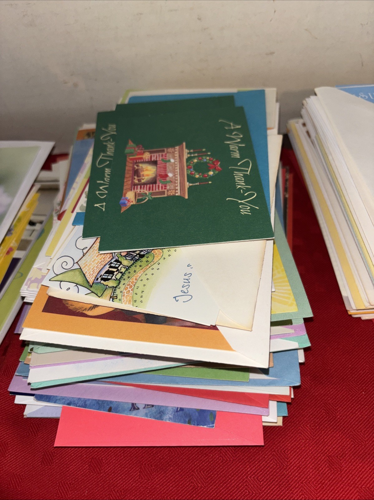 Vintage To Now 100+ Count Inspirational Christian Greeting Cards- Estate Find #0 gallery