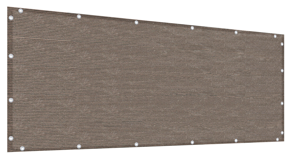 Alion Home© 3 FT Tall Custom Length Mocha Privacy Screen Patio Balcony Fence gallery