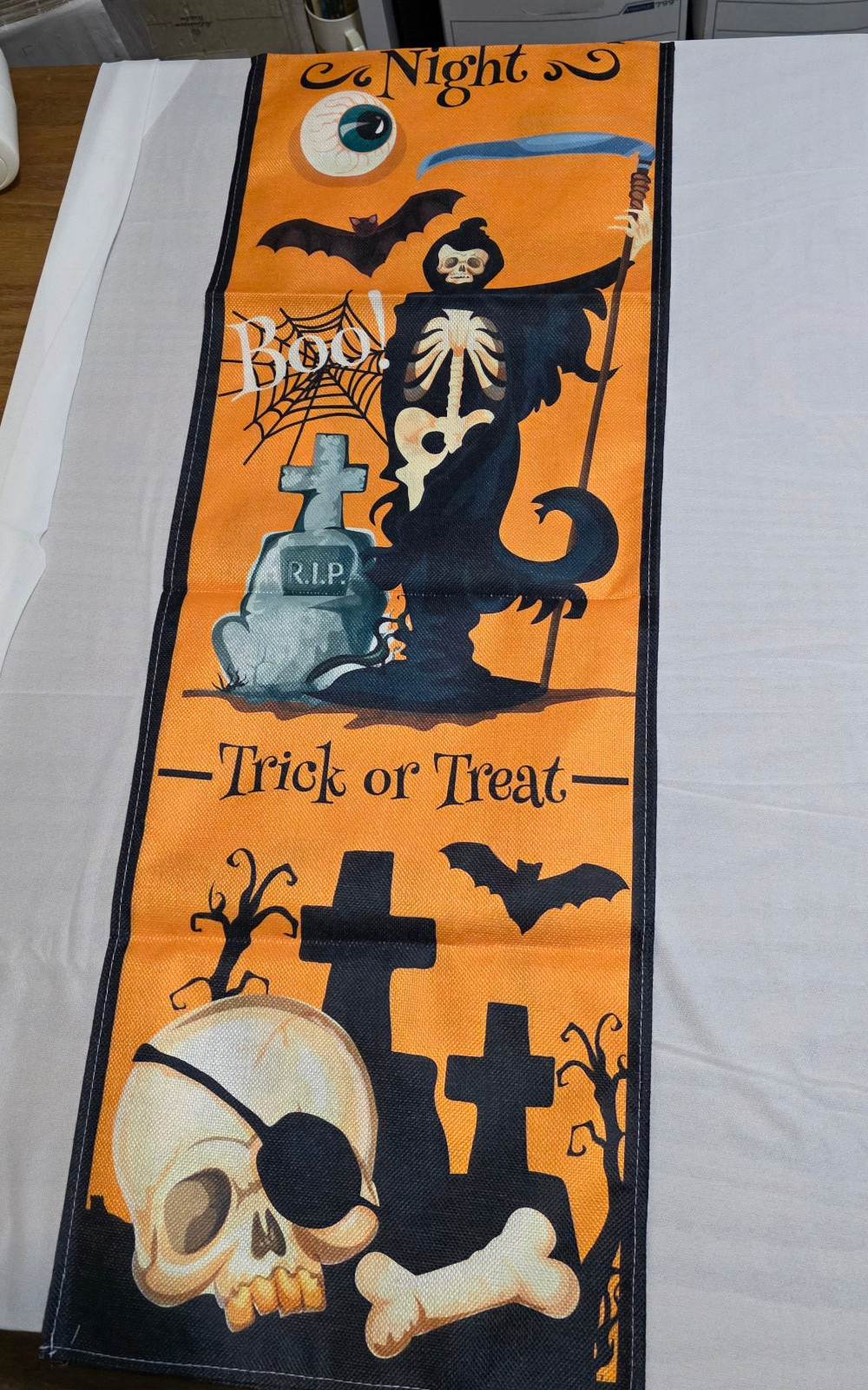 Halloween Table Runner 13 Inches Wide by 6 Feet Long gallery